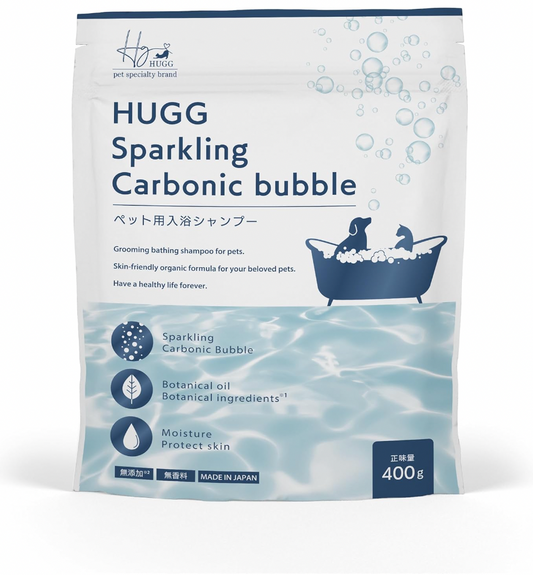 HUGG 【低過敏無添加】 寵物用碳酸沐浴露 (貓狗專用) 400g